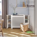 Экран - тумба с полками КВАРТЭК для радиатора Двухсторонняя