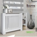 Экран - тумба с полками КВАРТЭК для радиатора Правая